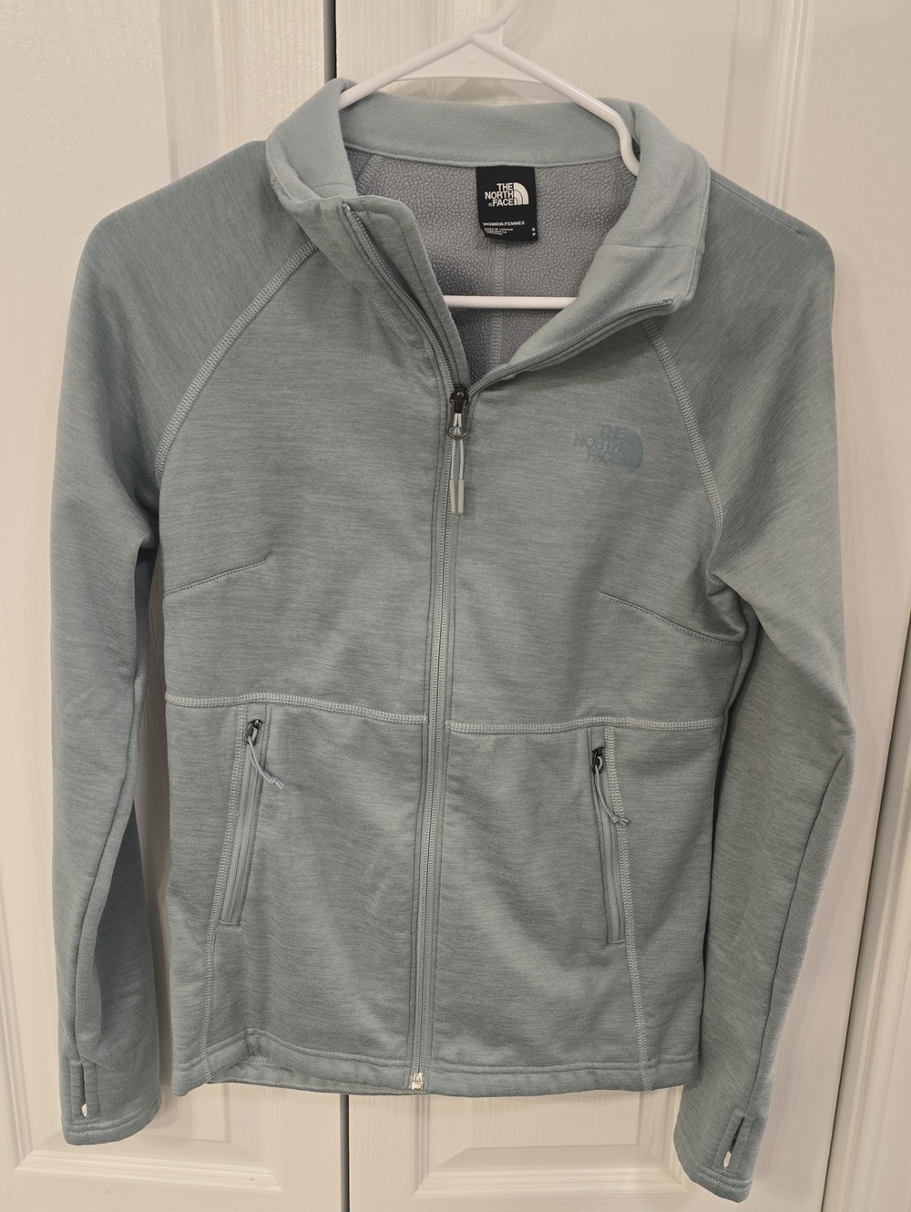 The North Face Women's Pale Blue Full-Zip Performance Jacket